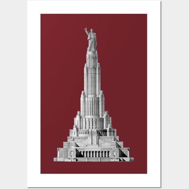 Palace of the Soviets Wall Art by Dystopianpalace